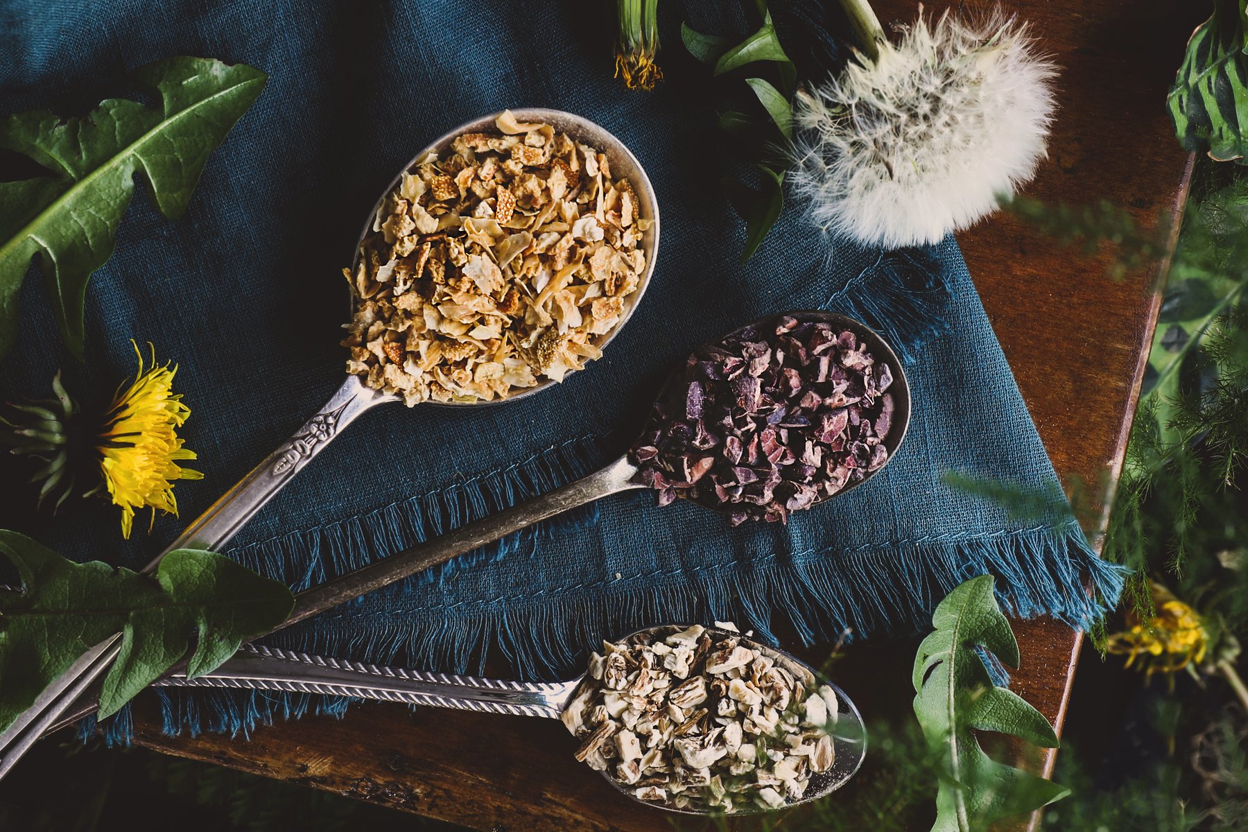 Dandelion and Cacao Bitters for Digestion